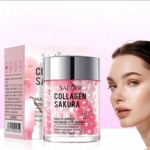 Sakura Collagen Multi-Effect Nourishing Eye Cream - Anti-Aging, Firming